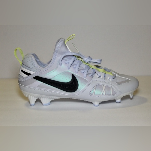 Nike Men's Huarache 9 Varsity LAX SE Football FZ3620-001 Grey White Size 7.5 - Picture 1 of 8